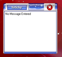 Christmas Time X-Sticky