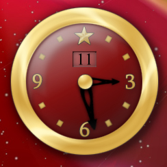 Holidays Imagine Clock