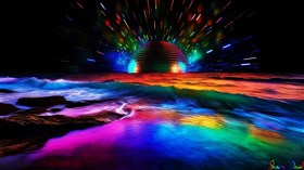 Neon sunset