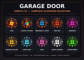 "Garage Door" 10 editions