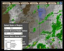 Animated Weather Satellite and Radar v2.1a Widget