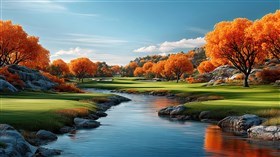 Autumn Golf Course