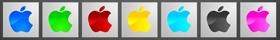 Mutlicolour Apples