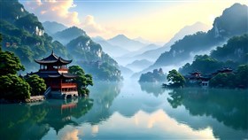Serene painting