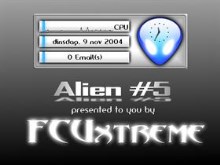 Alien White on Grey