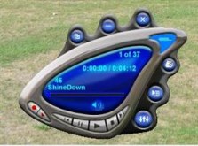 Blue MP3 Player
