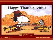Happy Thanksgiving Snoopy