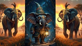 4K Elephant Fun