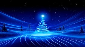 4K Blue Christmas