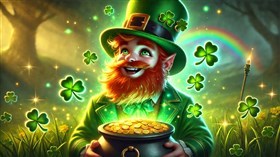 4K Happy Leprechaun