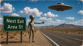 4K Alien Hitchhiker