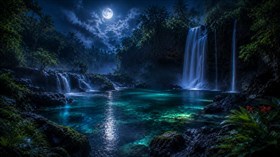 4K Moon Light Escape