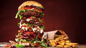 Burger and Fries 4K