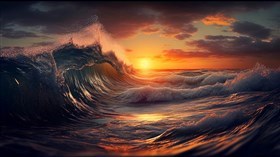 4K Sunset Seascape