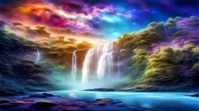 4K Beautiful Falls