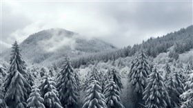 4K Winter Forest