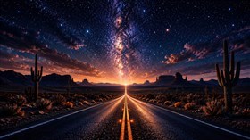 4K Desert Cosmos