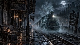 4K Haunted Train Station