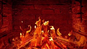 the grand fireplace