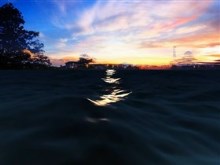 sunset ocean