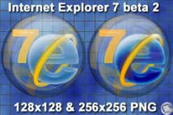 Internet Explorer 7 glass sphere