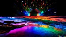 Neon sunset